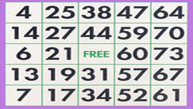 Variante bingo 90 boules, 75 et 30